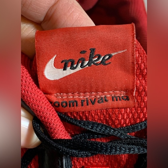 Nike Zoom Rival MD Red/Black Running Spikes Track & Field Shoes Sz 11 - Picture 7 of 9